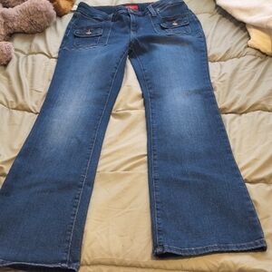 Guess Women's Dark Blue Flare Jeans
